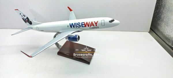 Model of B737-800 Wiseway Cargo with detailed craftsmanship.